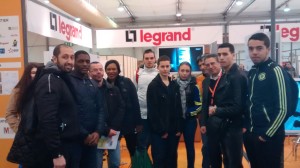 Au stand Legrand des Olympiades des Métiers
